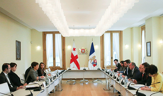 საქართველოს  პრეზიდენტი ეუთო-ს უმაღლეს კომისარს ეროვნული უმცირესობების საკითხებში ასტრიდ ტორსს შეხვდა