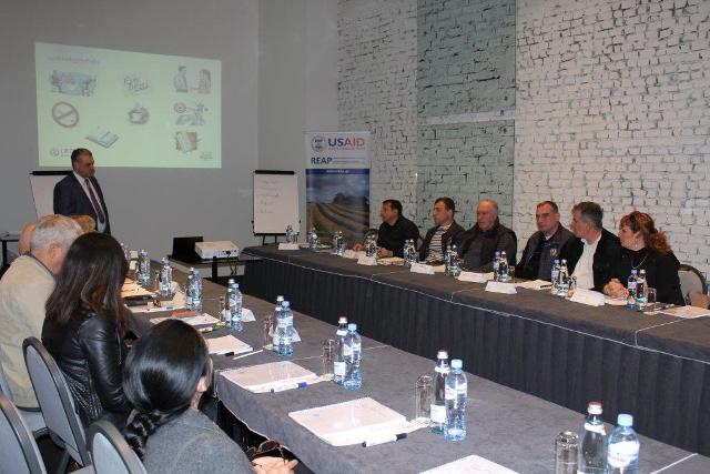 HACCP-ის სისტემის დანერგვასთან დაკავშირებით ტრენინგები მიმდინარეობს