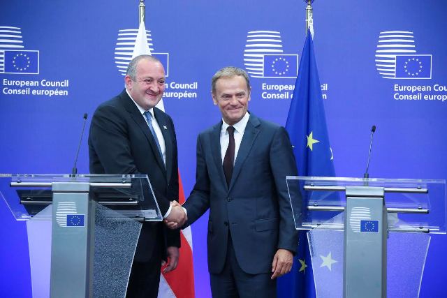 გიორგი მარგველაშვილის და დონალდ ტუსკის ერთობლივი განცხადებები