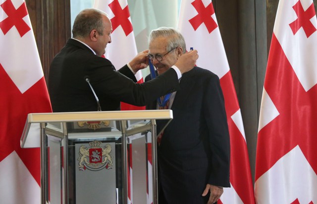 პრეზიდენტმა დონალდ რამსფელდის ფონდის რეგიონული კონფერენციის მონაწილეებს უმასპინძლა