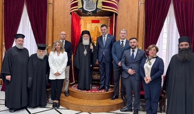 იერუსალიმის პატრიარქი გარემოს დაცვისა და სოფლის მეურნეობის მინისტრს შეხვდა