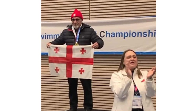 80+ ასაკობრივ კატეგორიაში სტუ-ის პროფესორმა ზამთრის ცურვის მსოფლიო ჩემპიონატზე ოქრო მოიპოვა