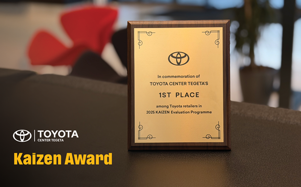 „ტოიოტა ცენტრი თეგეტამ“ Kaizen Award-ის ჯილდო ზედიზედ მეორედ მოიპოვა